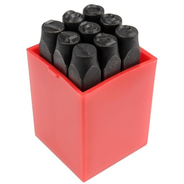 Skaičių žymeklių komplektas 8mm, 9vnt. - Sodrinta.lt