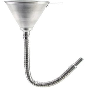 Metalinis piltuvas su lanksčia žarna 370mm - Sodrinta.lt