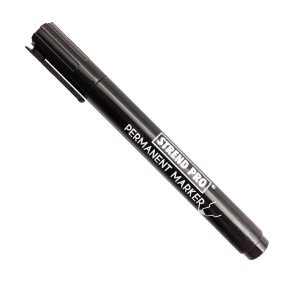 Žymeklis permanentinis STREND PRO apvalus 4.5 mm juodas - Sodrinta.lt