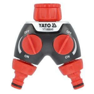 Paskirstytojas trišakis čiaupui-laistymo žarnai 3/4" - 1" - Sodrinta.lt