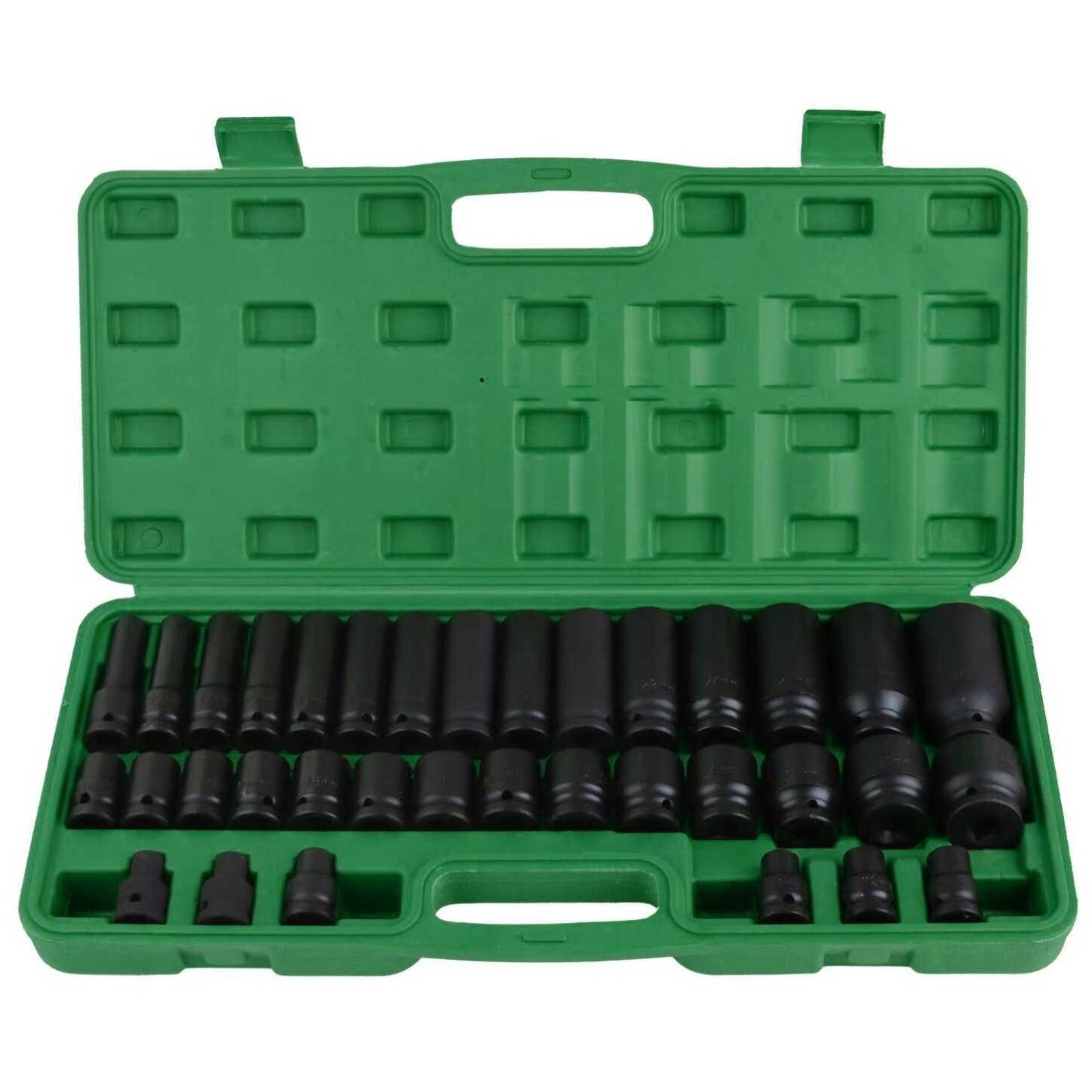 1/2" Galvučių smūginių rinkinys 8-32mm 35vnt. - Sodrinta.lt