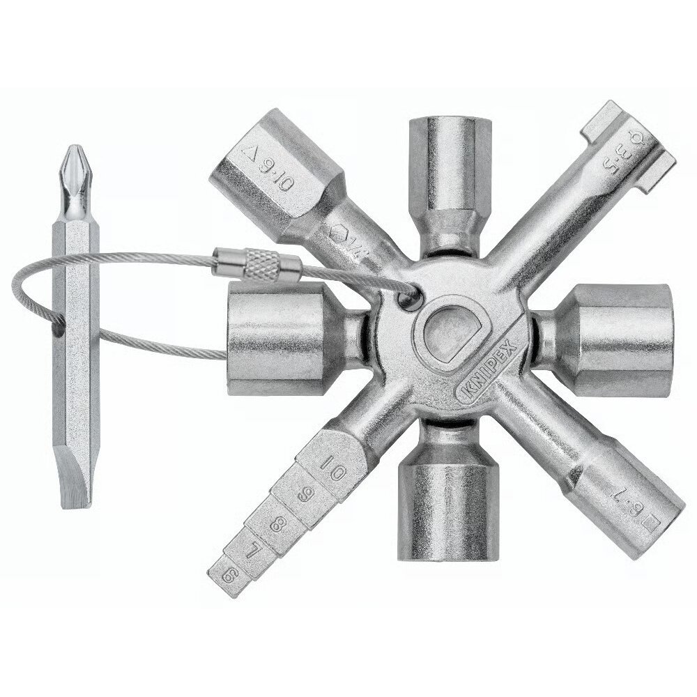 Universalus raktas elektros spintoms KNIPEX TwinKey - Sodrinta.lt