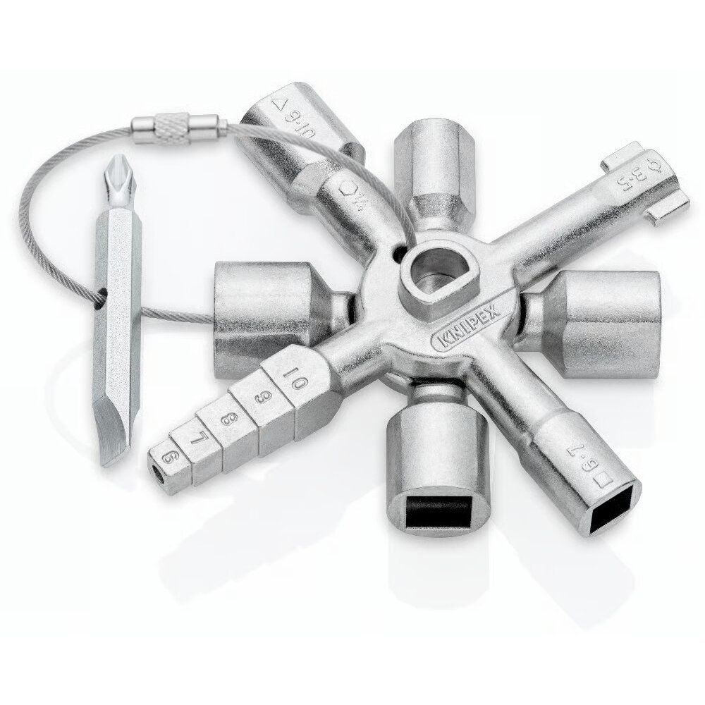 Universalus raktas elektros spintoms KNIPEX TwinKey - Sodrinta.lt