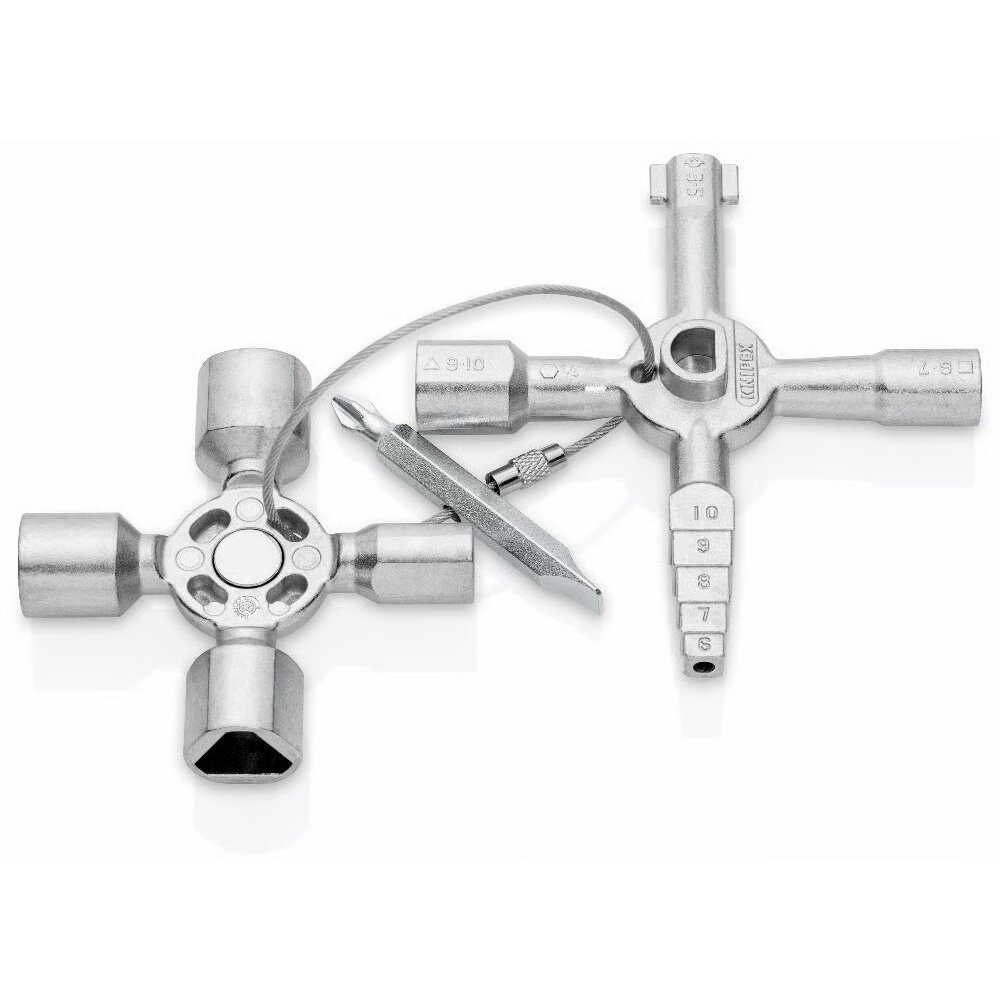 Universalus raktas elektros spintoms KNIPEX TwinKey - Sodrinta.lt
