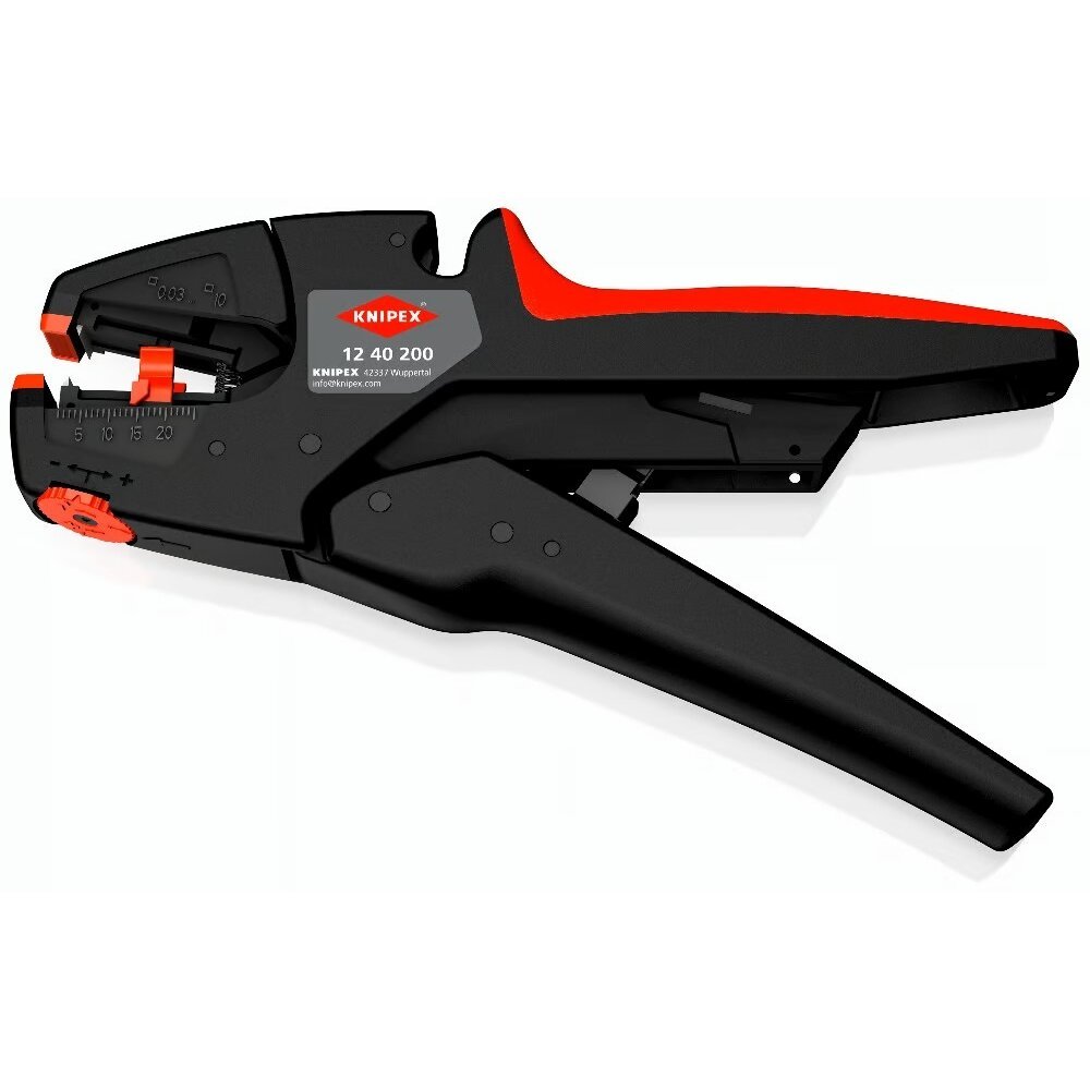 Replės laidų nuvalymui 200mm (0.03–10.0 mm²) KNIPEX Evostrip - Sodrinta.lt
