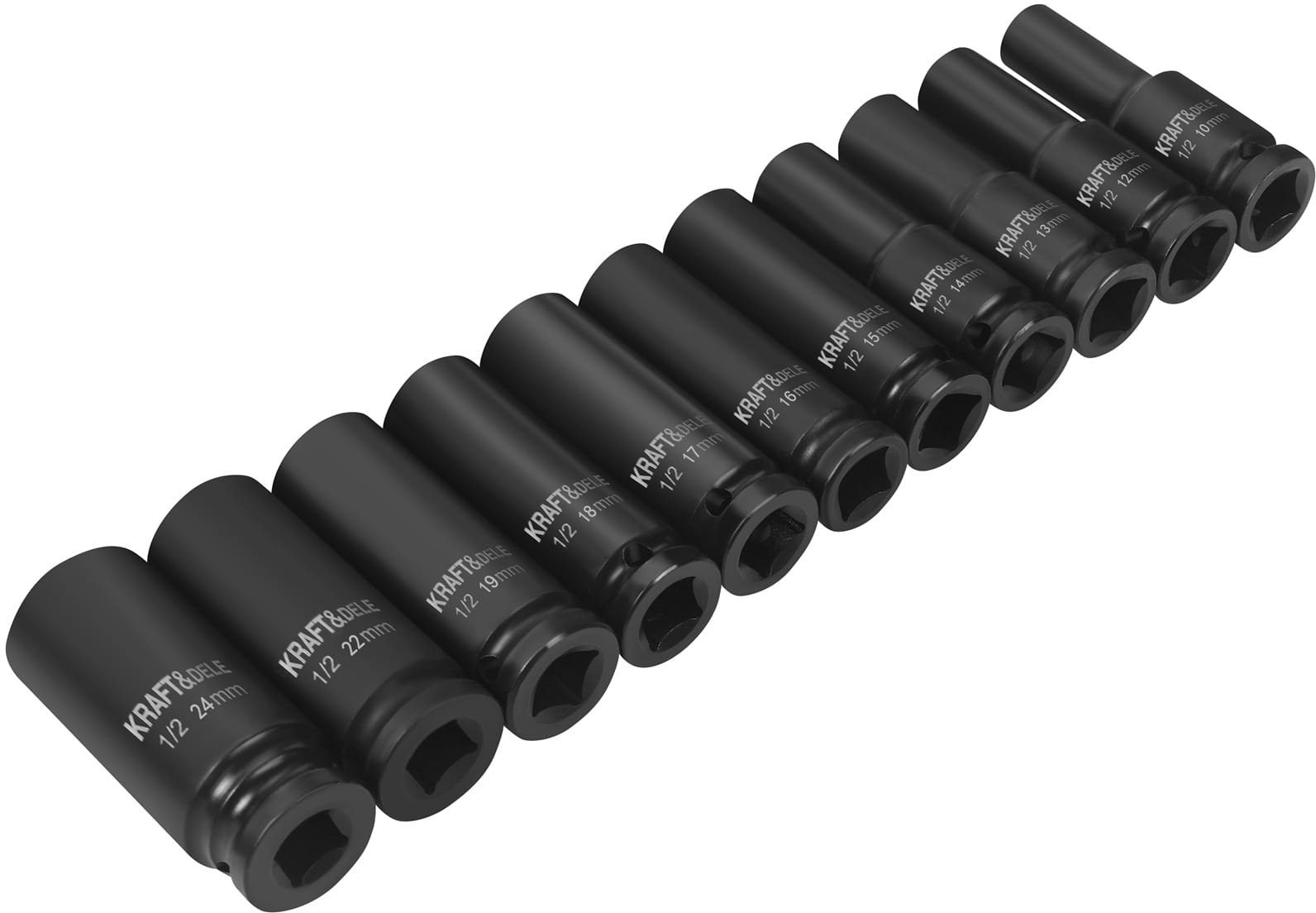 Smūginės galvutės 1/2" 11 vnt. KD11869 - Sodrinta.lt