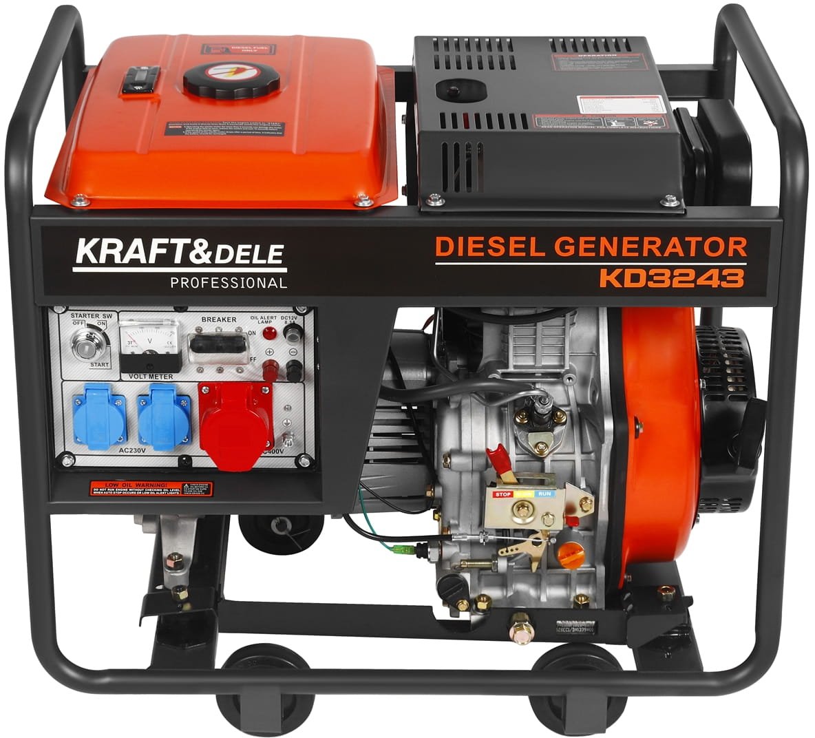 Dyzelinis generatorius 7 kW, 230 V / 400 V (KD3243) - Image 5