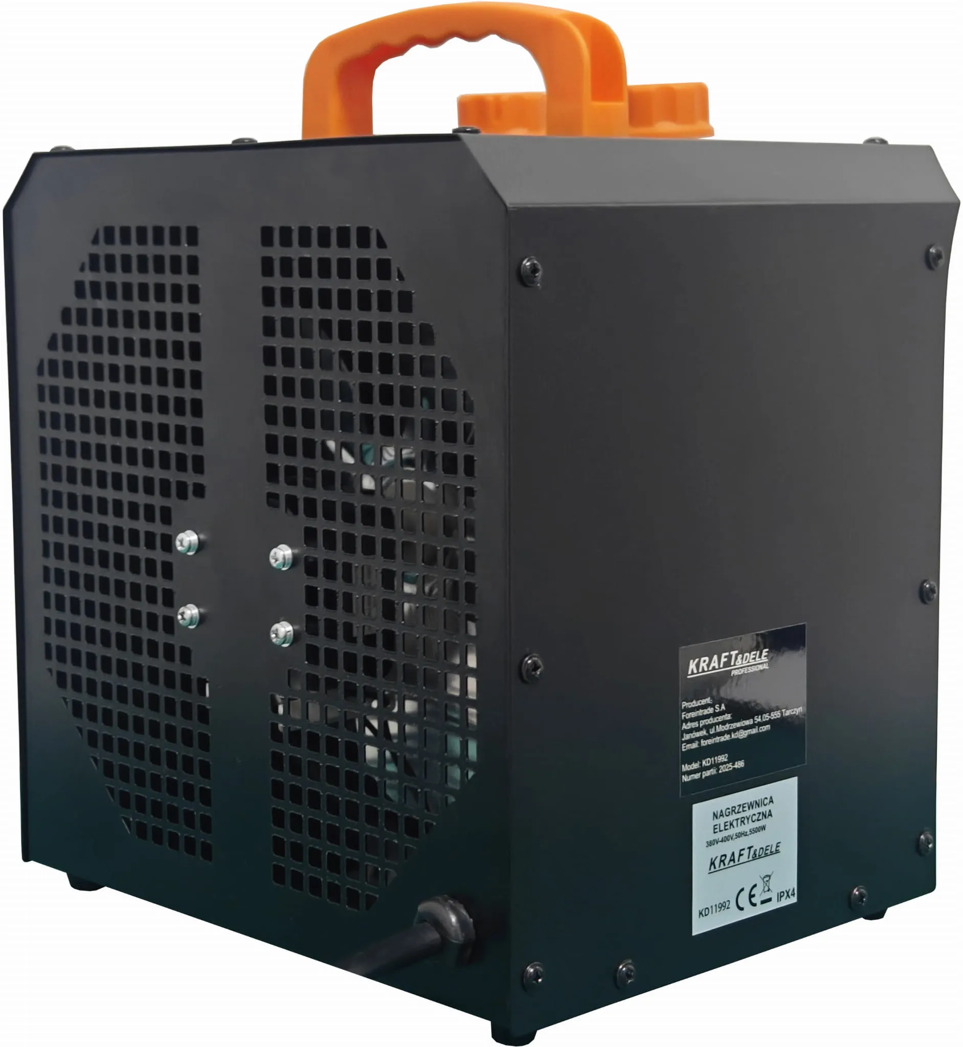 Elektrinė šildymo patranka 5500W KD11992 - Sodrinta.lt