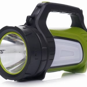 Prožektorius 3,7V įkraunamas LED su šoniniais žibintais KD1243 - Sodrinta.lt