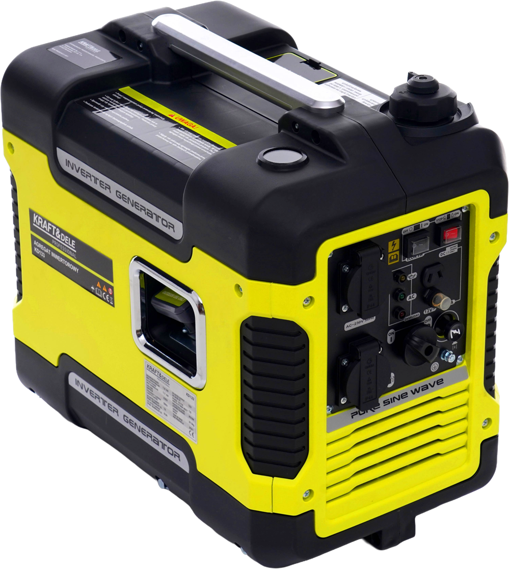 Inverterinis benzininis elektros generatorius 1900W Kraftdele KD133 - Sodrinta.lt