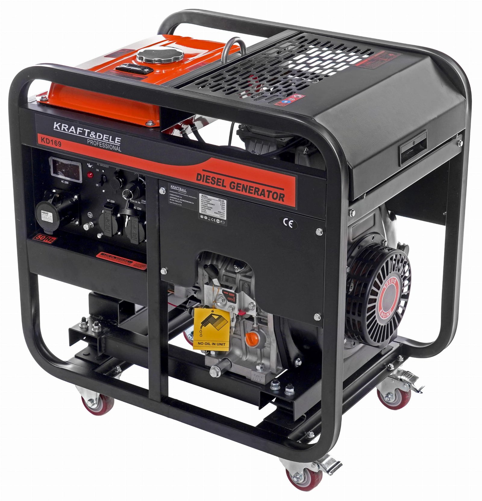 Dyzelinis elektros generatorius KRAFTDELE 9KW / 230V KD169 - Sodrinta.lt