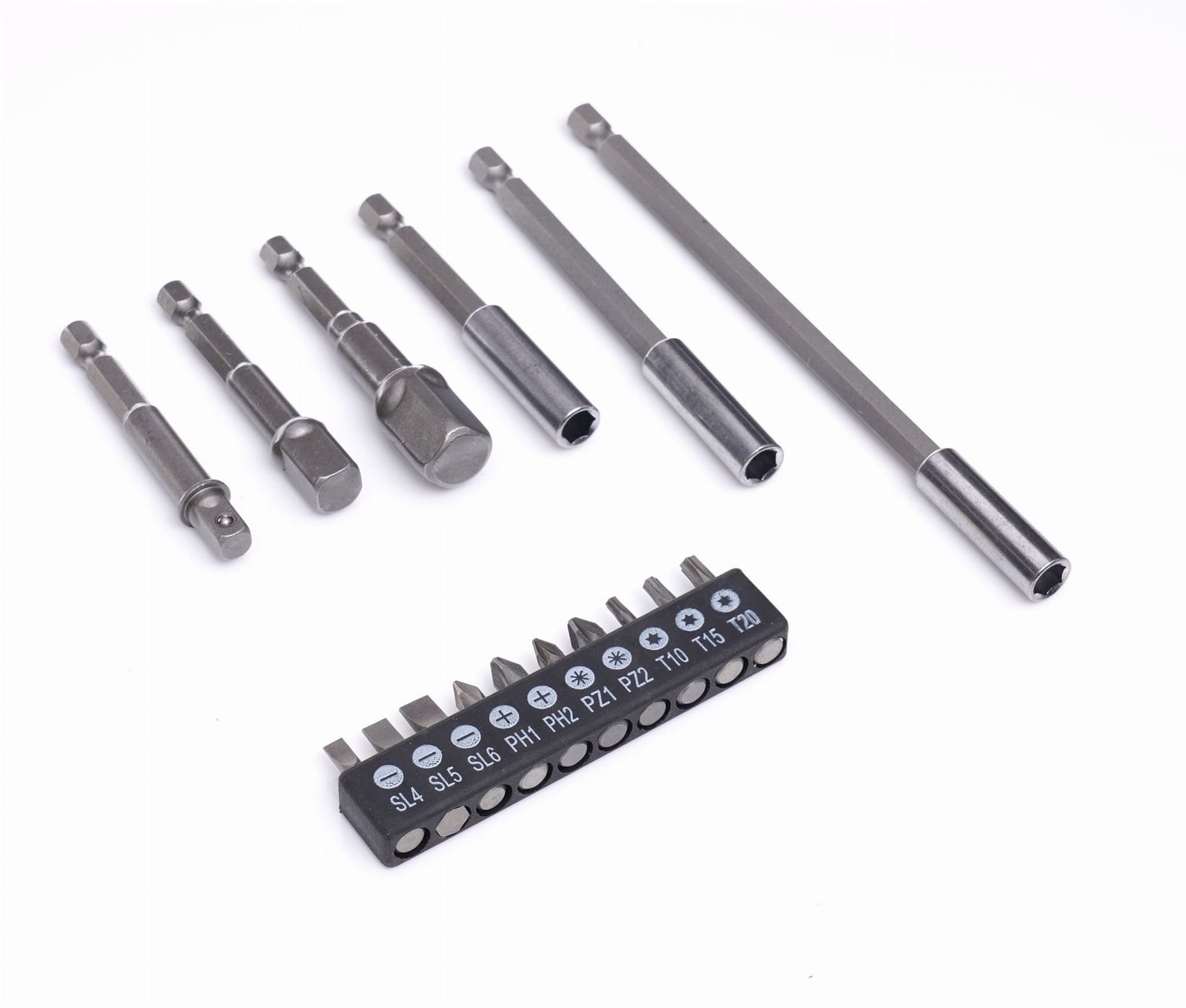 Zestaw uchwytów, adapterów i bitów 16el. KD10955 - Sodrinta.lt