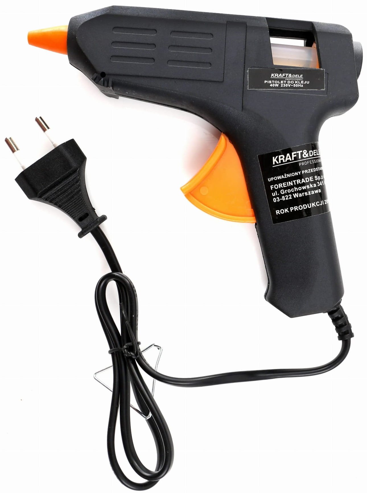 Karštų klijų pistoletas 40W + 7 klijų lazdelės KD10350 - Sodrinta.lt