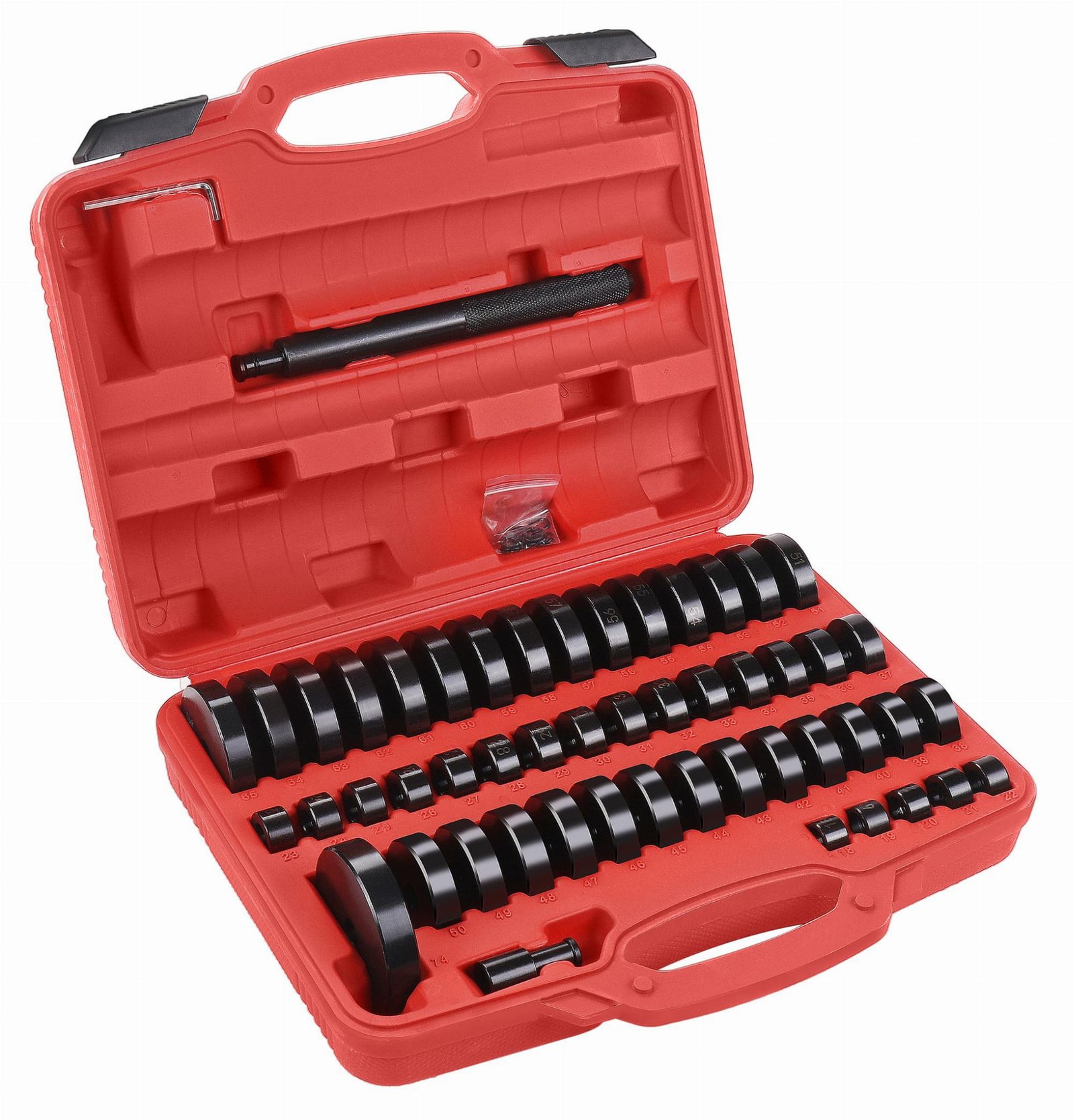 Guolių, įvorių, kaiščių presavimo adapterių komplektas KD10699 - Sodrinta.lt