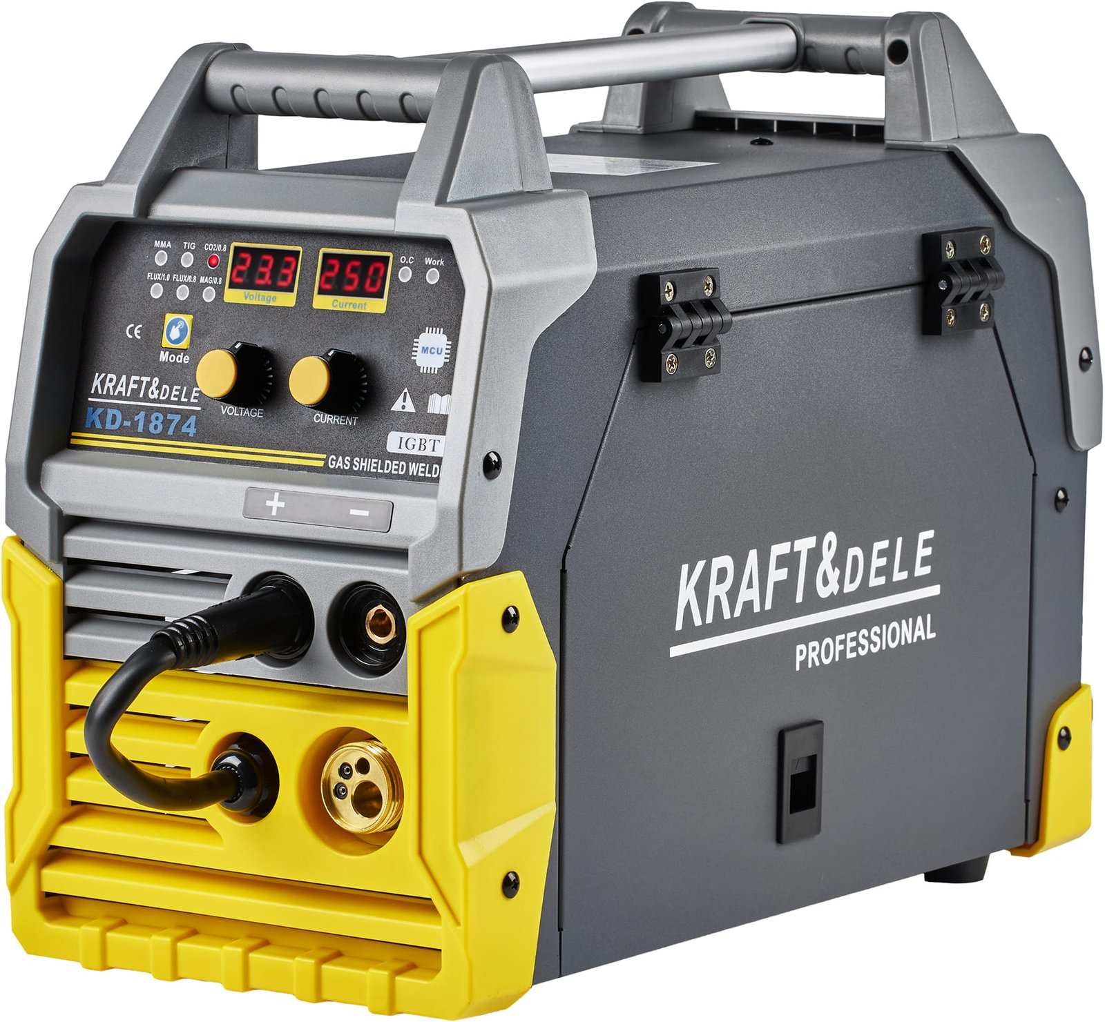 Pusautomatis suvirinimo aparatas MIG/MAG/FCAW/MMA/TIG LIFT 40-250A KD1874 - Sodrinta.lt