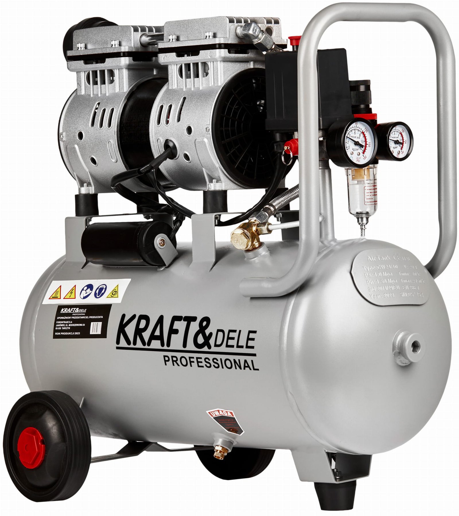Betepalinis oro kompresorius 24L 1200W KD1395 - Sodrinta.lt