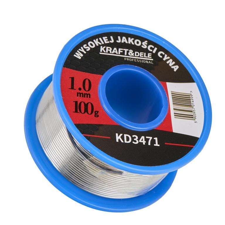 Lydmetalis be fliuso, 1 mm, 100 g KD3471 - Sodrinta.lt