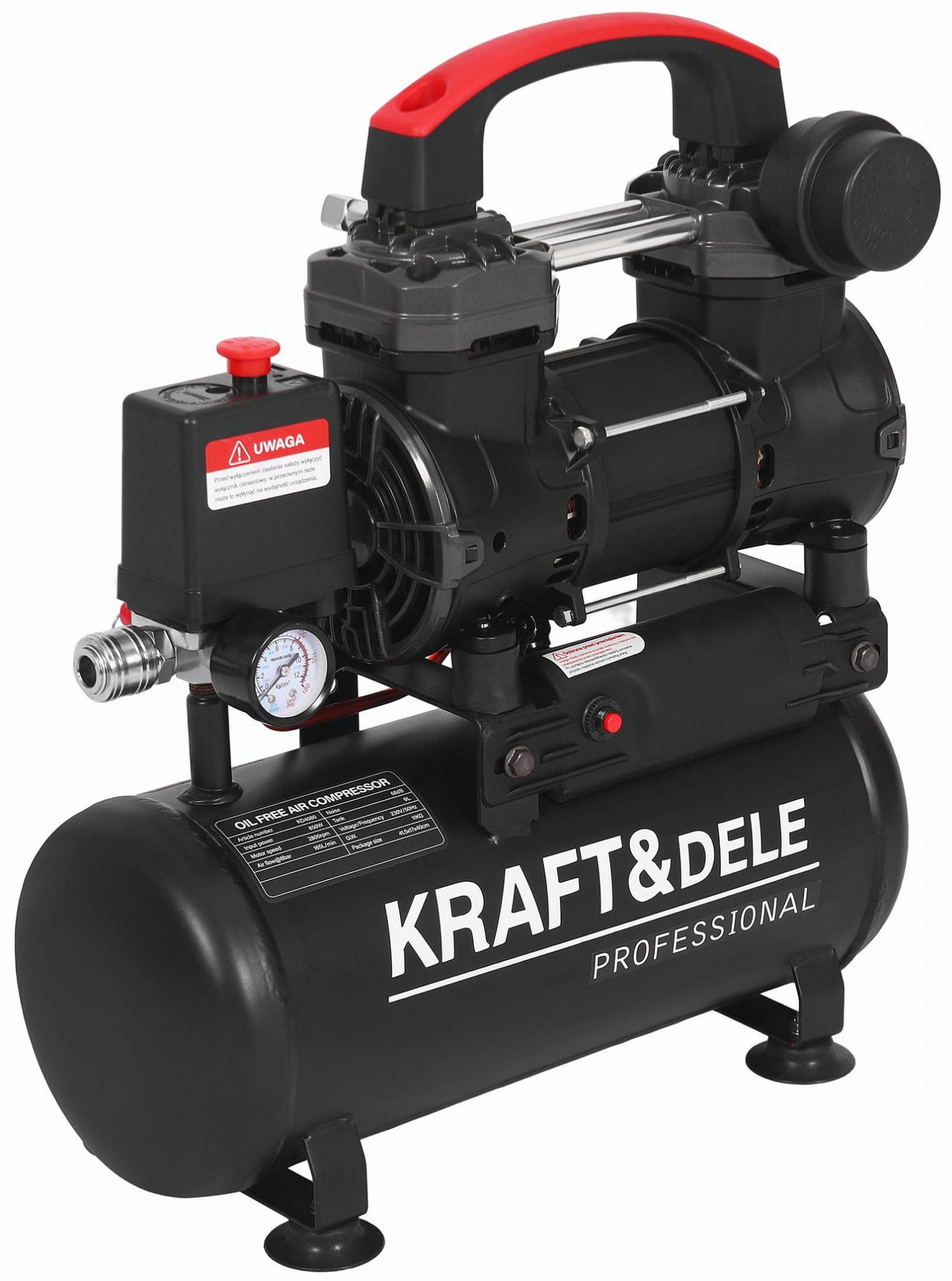 Betepalinis kompresorius 9L 850W KD4080 - Sodrinta.lt