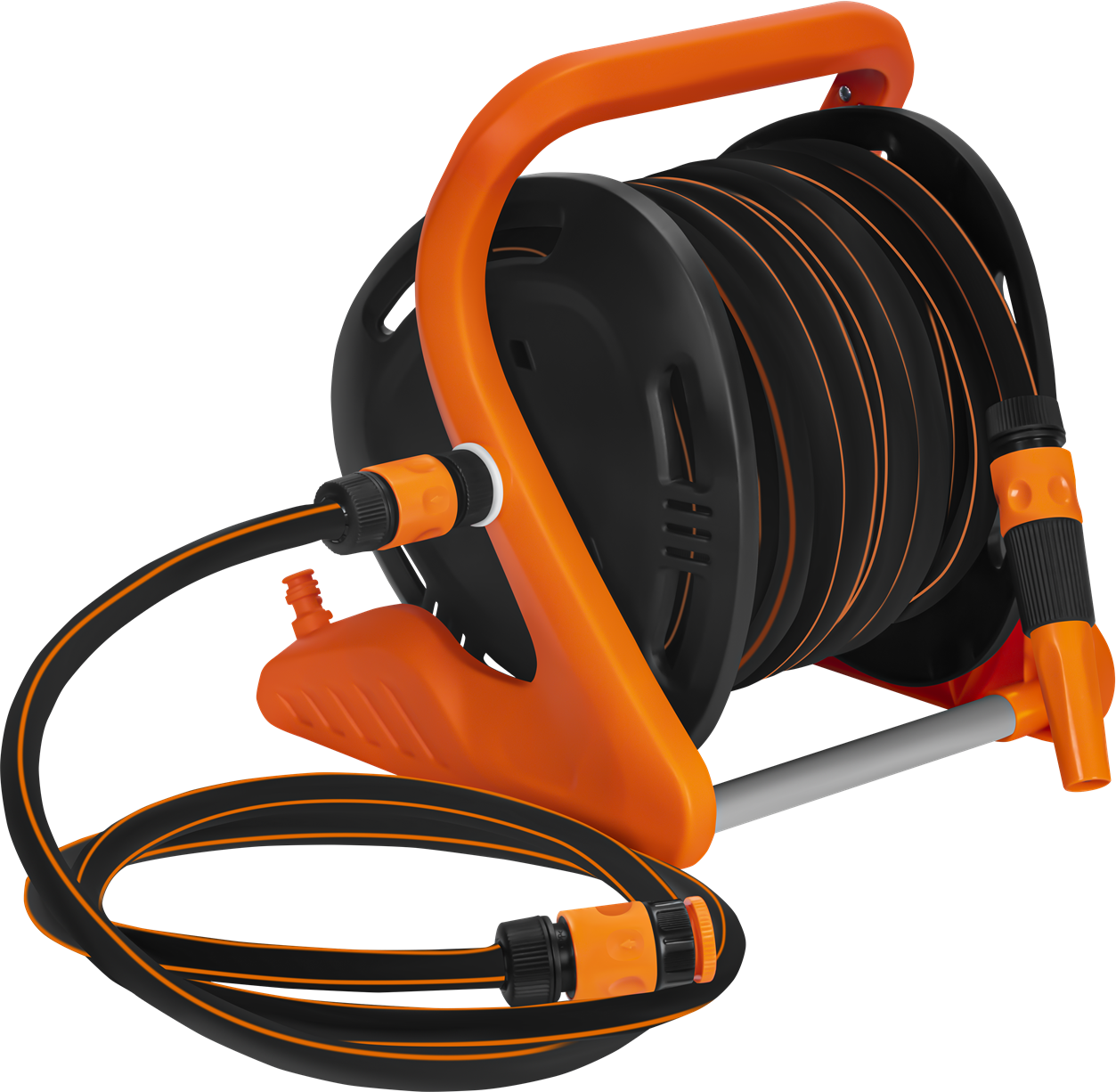 Sodo žarnos stovas su žarna 20 m + 2 m 1/2" KD2156 - Sodrinta.lt