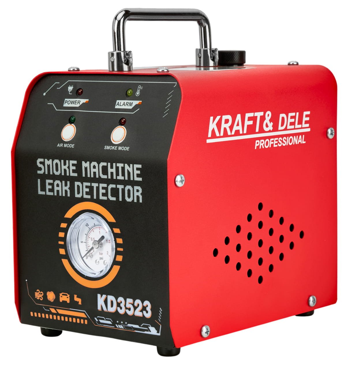 Dūmų generatorius sandarumo tikrinimui 12 V, 20 l/min, 30 ml KD3523 - Sodrinta.lt