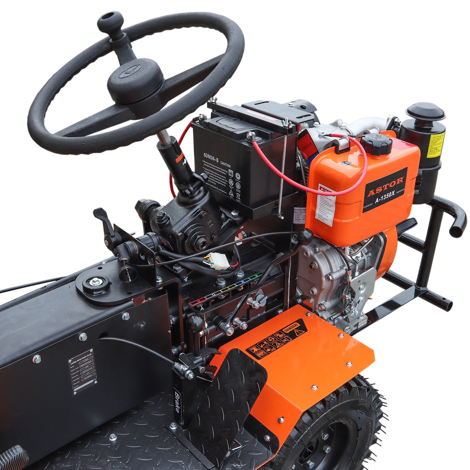 4x4 Mini traktorius Rider - R-1350x - Sodrinta.lt
