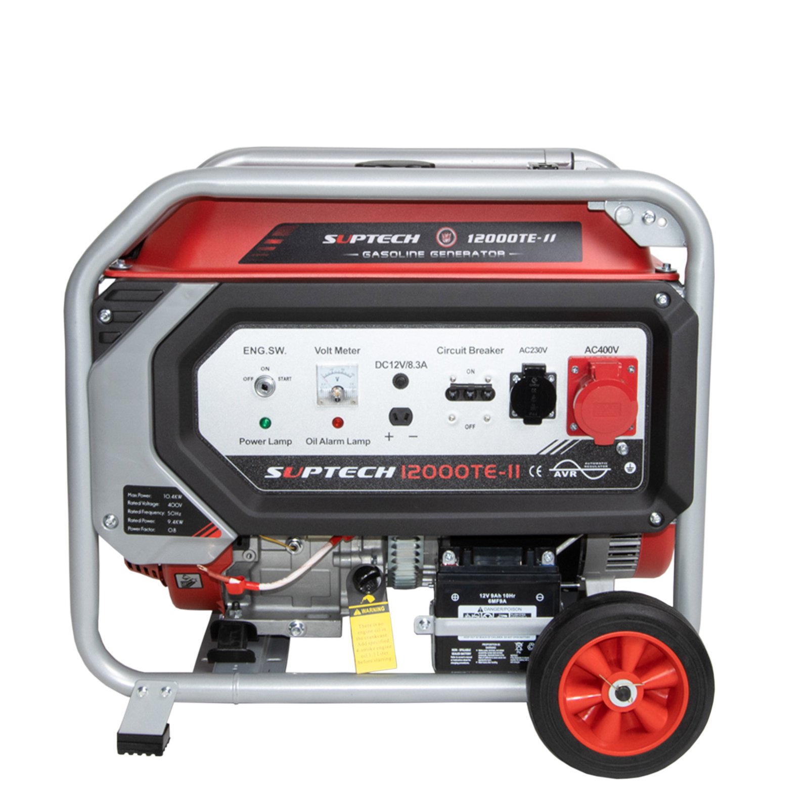 Benzininis generatorius SUPTECH 12000TE-II (trifazis) - Image 3