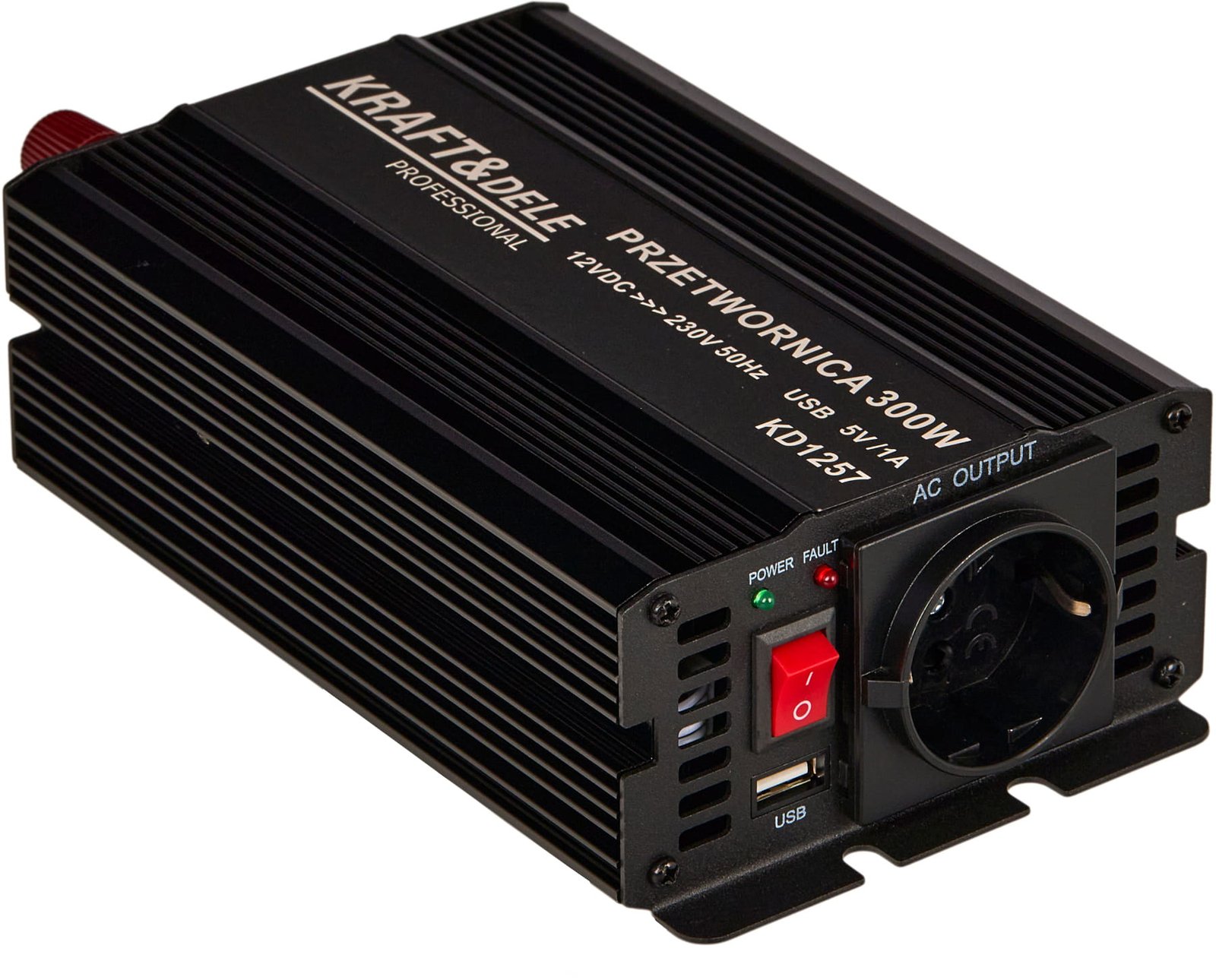 Įtampos keitiklis nuo 12 V iki 230 V 300 / 600 W KD1257