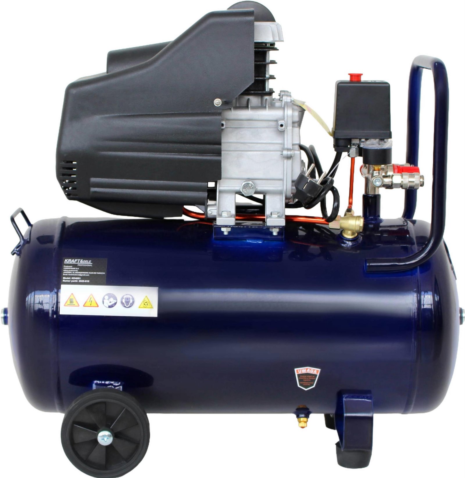 Alyvinis oro kompresorius 50L 230V KD4051 - Sodrinta.lt