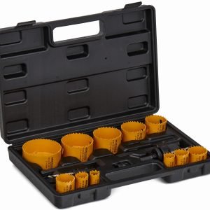 17 dalių skylamušių rinkinys medžiui ir metalui 19–76 mm + adapteris KD10758 - Sodrinta.lt
