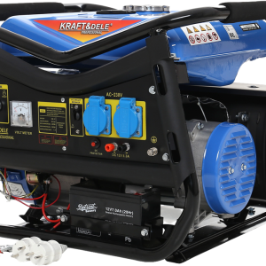 Benzininis vienfazis elektros generatorius KRAFT&DELE 3000W 12/230V KD143 - Sodrinta.lt