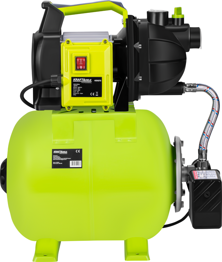 Vandens siurblys su hidroforu 20 l, 1200 W, 3400 l/h KD5272 - Image 4