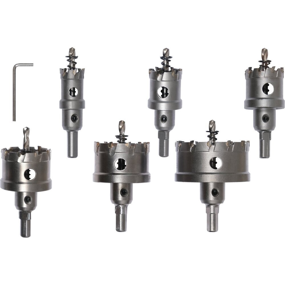 Gręžimo karūnų rinkinys metalui 22-65mm (TCT) - Sodrinta.lt