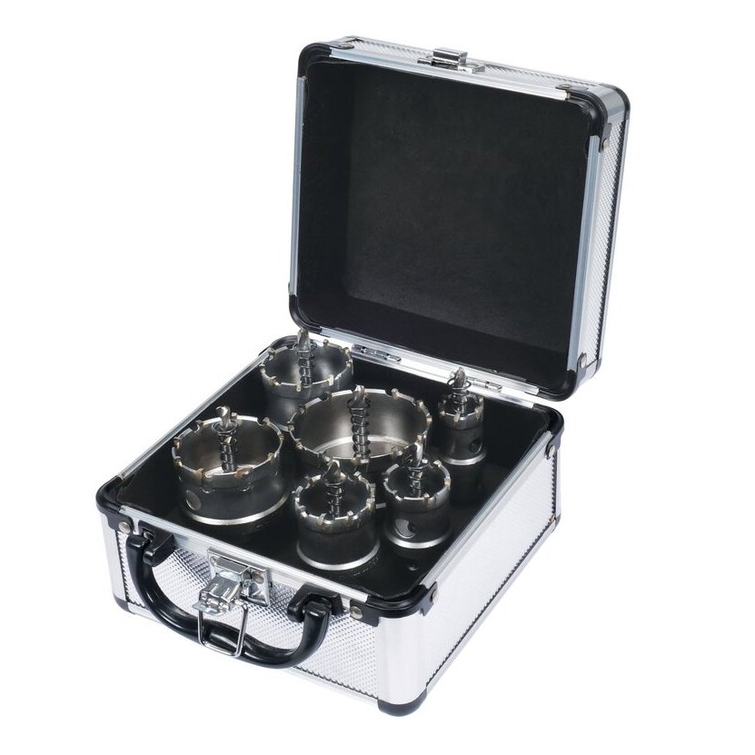Gręžimo karūnų rinkinys metalui 22-65mm (TCT) - Sodrinta.lt