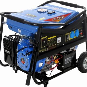 Benzininis vienfazis elektros generatorius 5000W 230V/12V KD145 - Sodrinta.lt