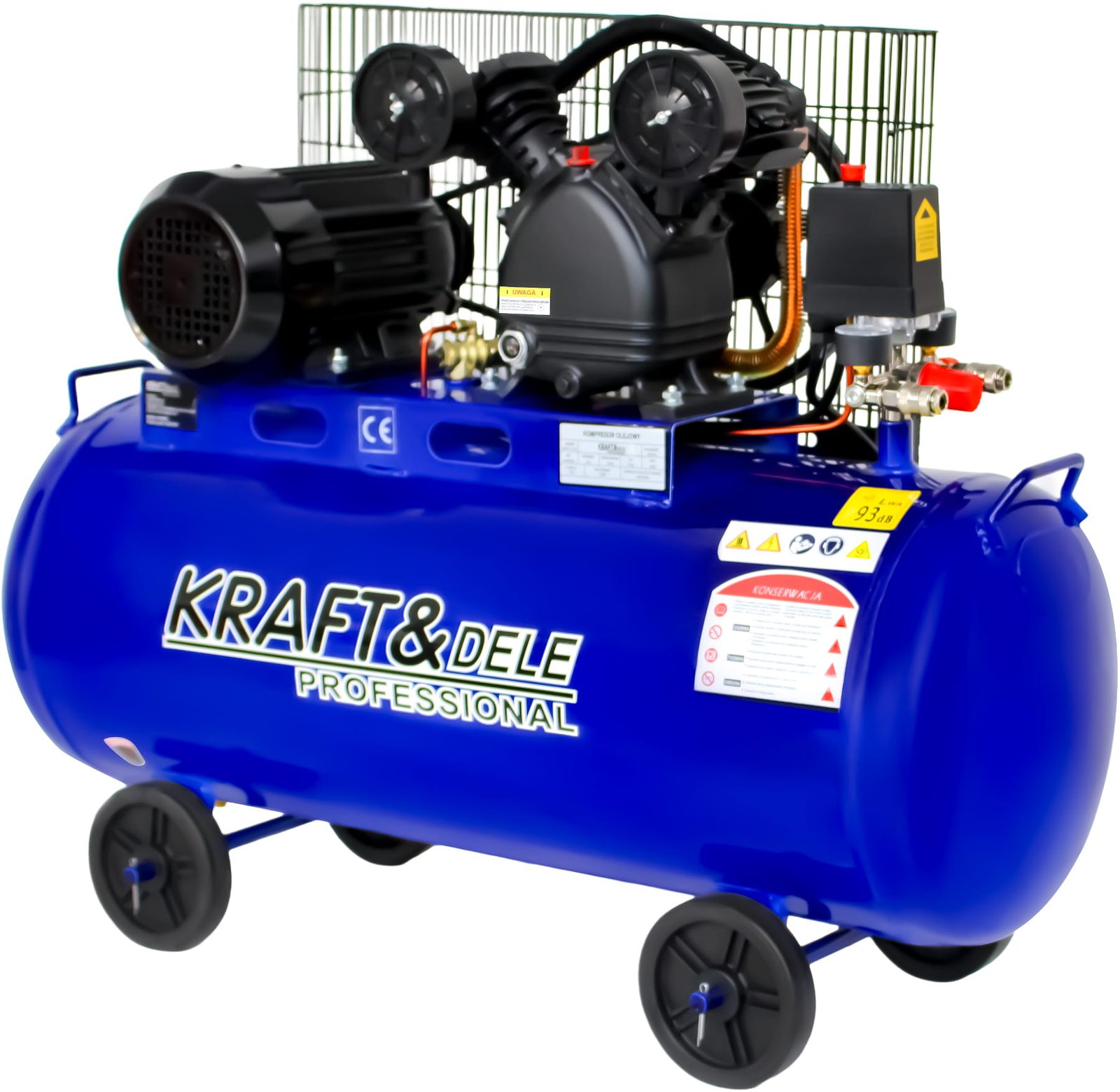 Kompresor olejowy 100L 3,4kW 400V KD4055 - Sodrinta.lt