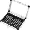 Kotinių metalo frezų / dildžių rinkinys 6 mm, 10 vnt. KD3580 - Image 2