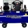 ALYVINIS ORO KOMPRESORIUS 100L 2800W MĖLYNAS KD4058 - Sodrinta.lt