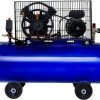 ALYVINIS ORO KOMPRESORIUS 100L 2800W MĖLYNAS KD4058 - Sodrinta.lt