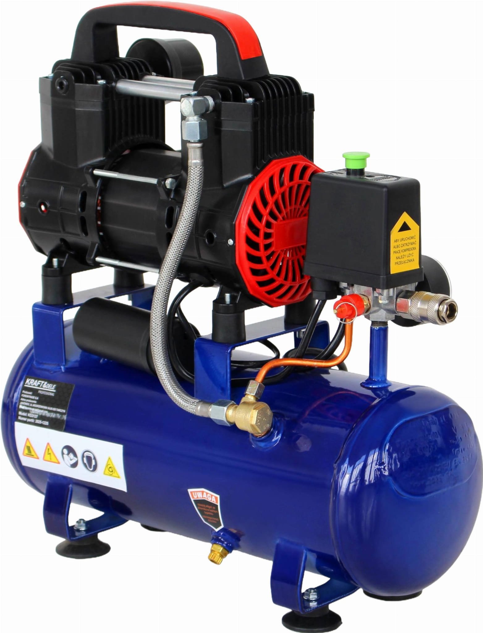 Kompresor bezolejowy 9L 230V 1200W KD4090 - Sodrinta.lt