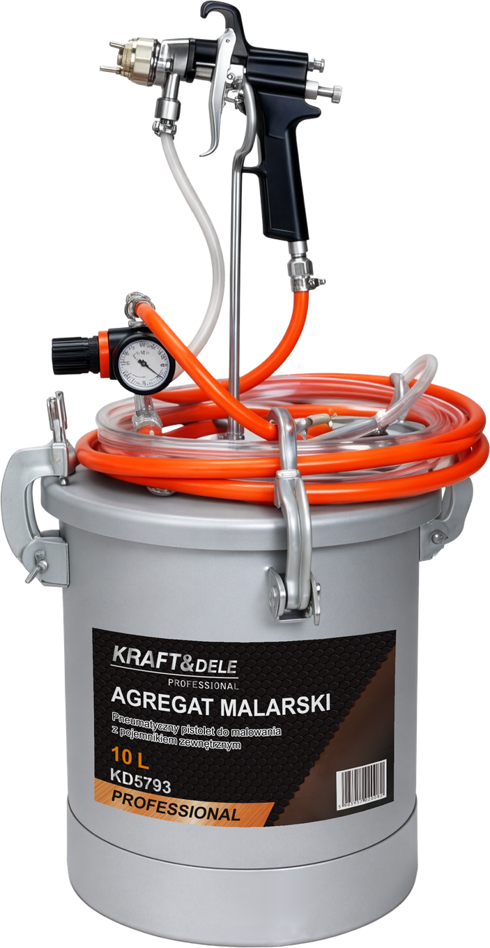 PNEUMATINIS DAŽYMO APARATAS 10L KD5793 - Sodrinta.lt