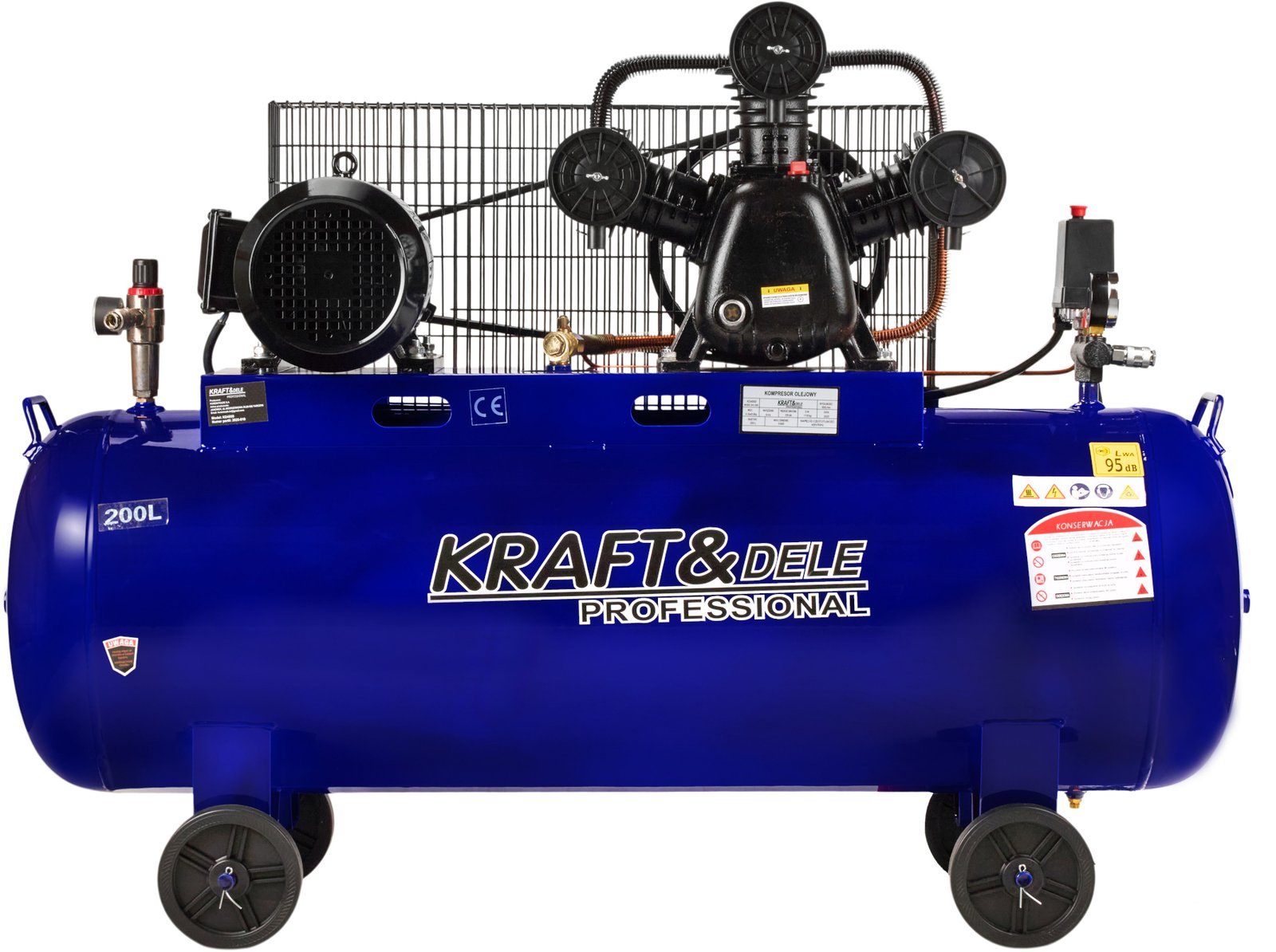 TEPALINIS KOMPRESORIUS 200L 4100W 650 l/min KD4059 - Image 6