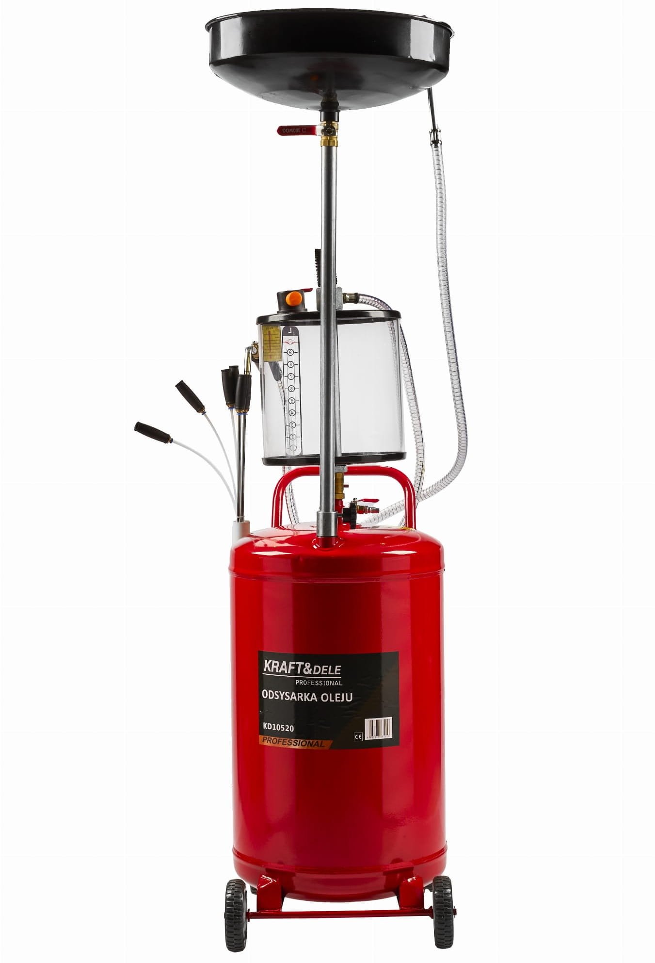 Pneumatinė alyvos išsiurbimo talpa 80 l KD10520 - Sodrinta.lt