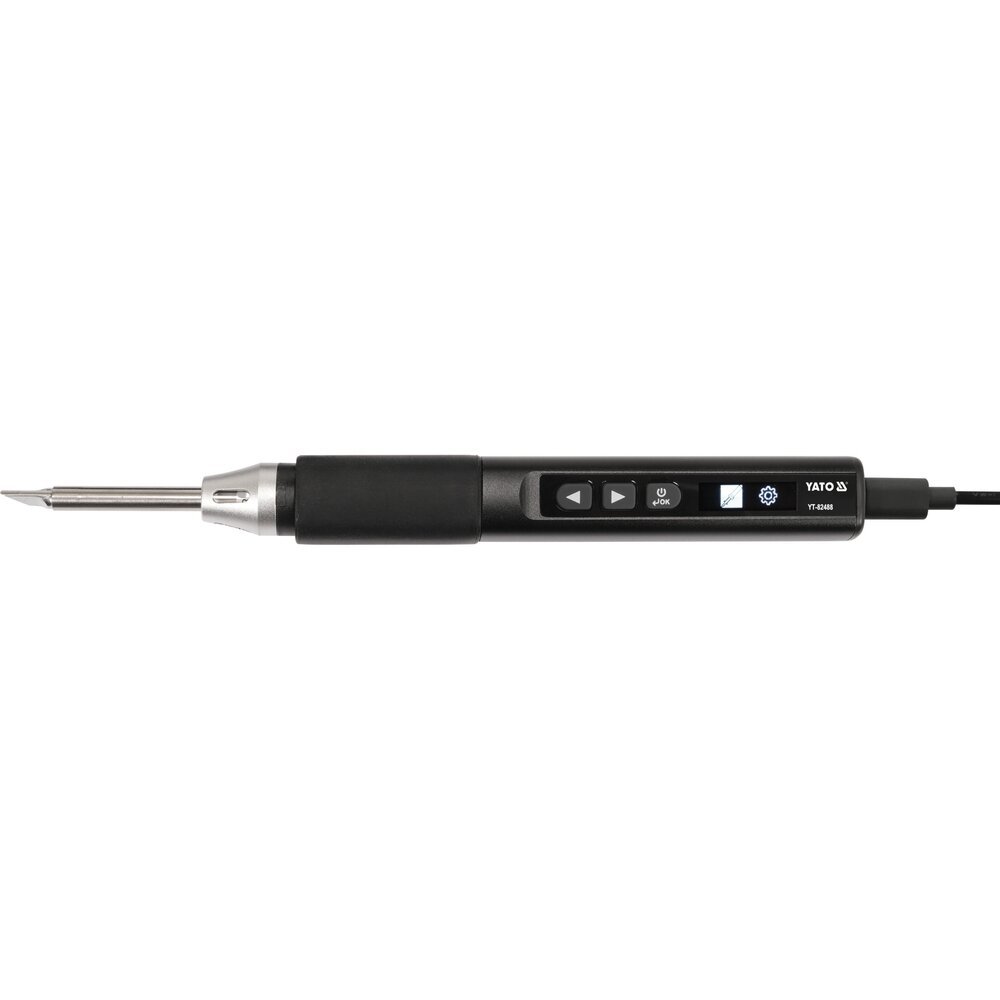 Nešiojamas skaitmeninis lituoklis USB-C T12 su OLED 65W - Sodrinta.lt