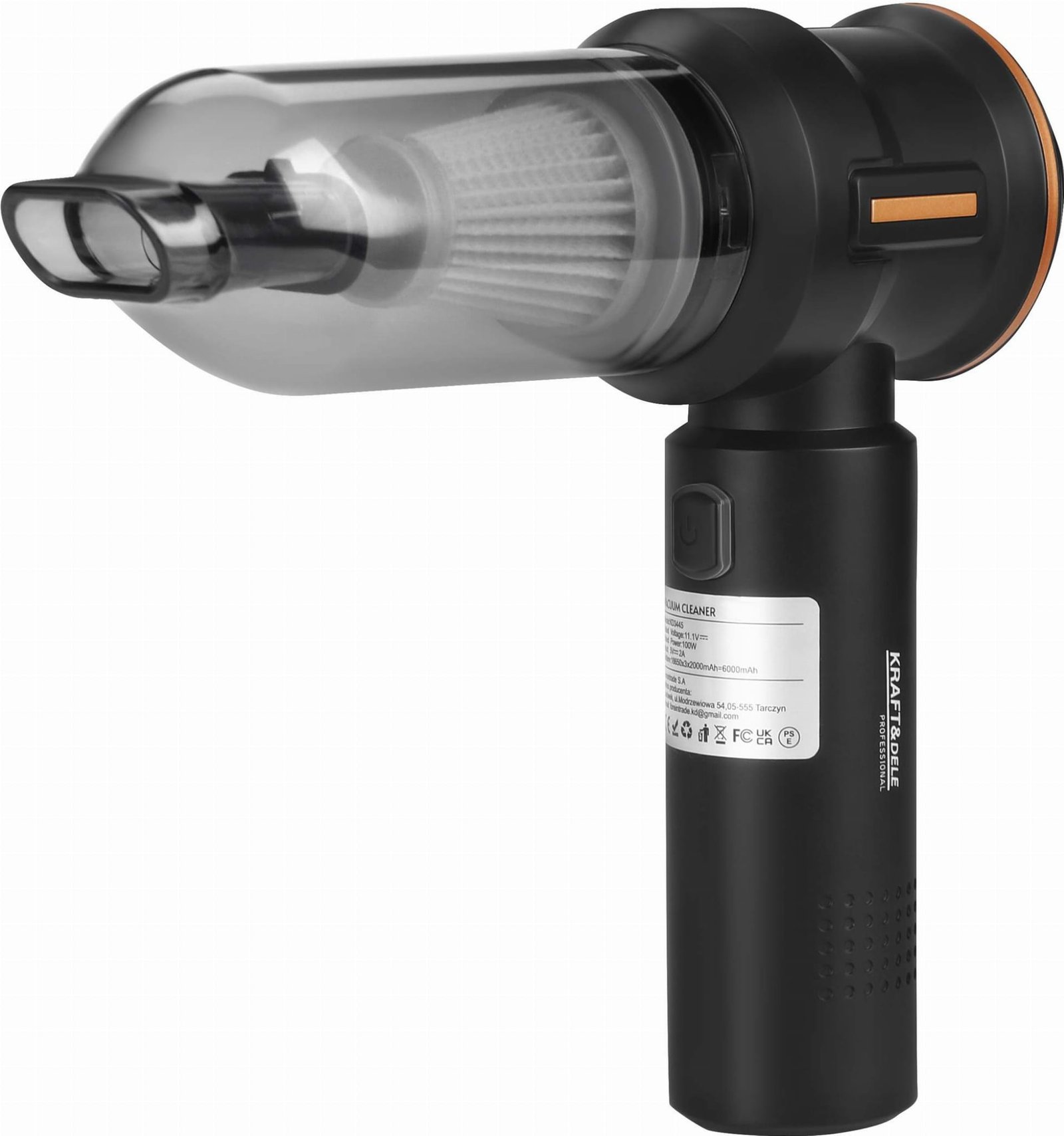 Akum. Mini dulkių siurblys 100W 11.1V LI-ION 6.0Ah - Sodrinta.lt