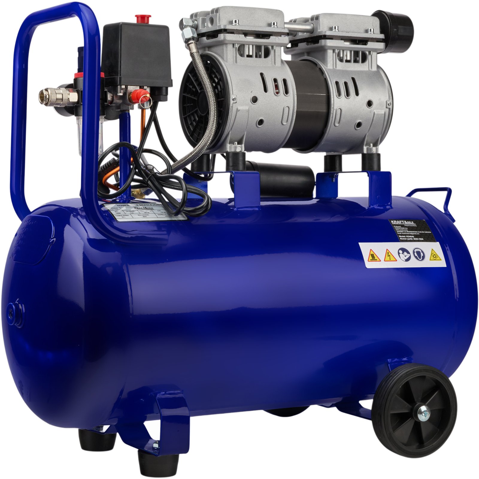 Betepalinis oro kompresorius 50 l, 1500 W, 290 l/min KD4048 - Image 6