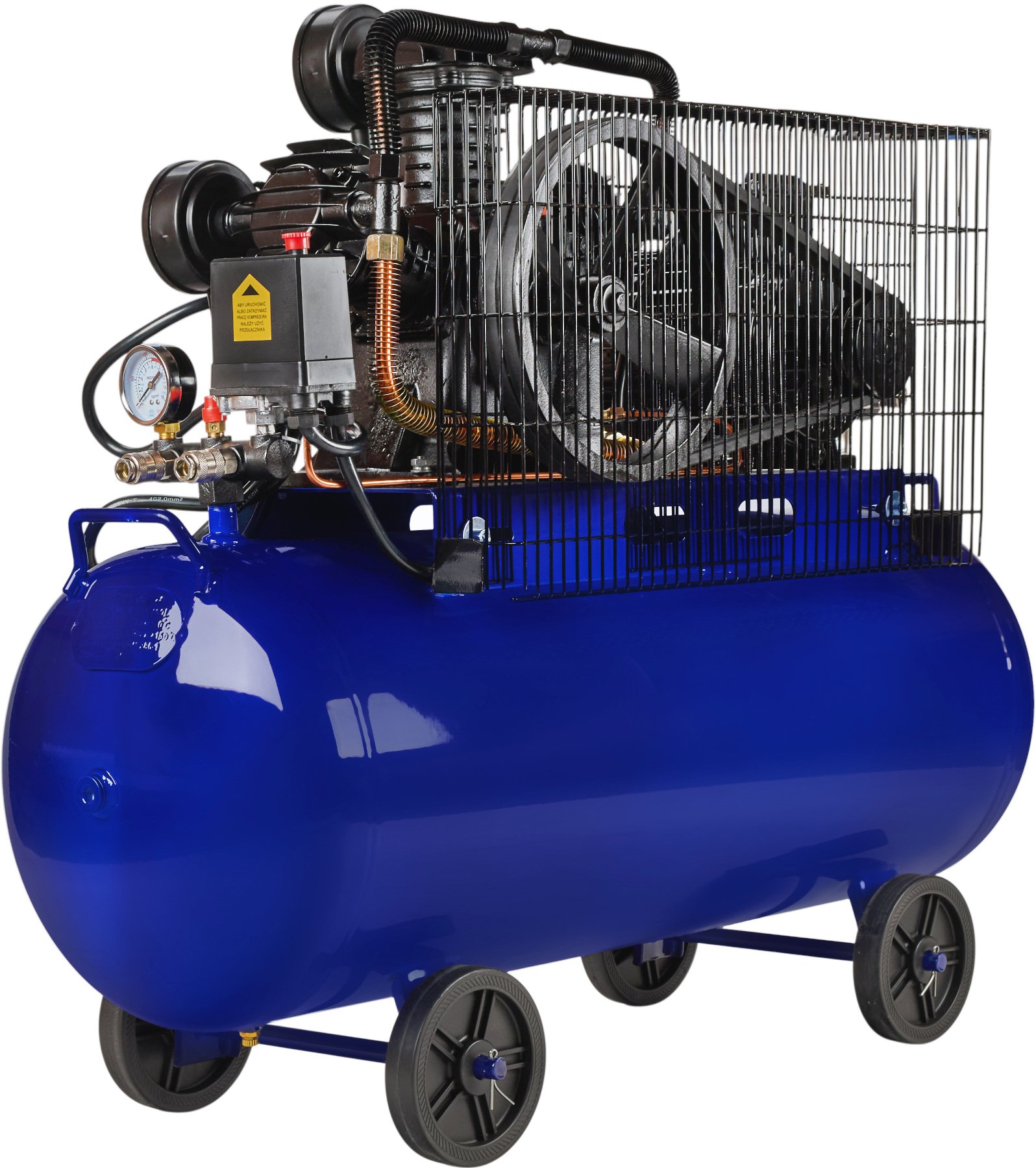 Tepalinis oro kompresorius 100 l, 4100 W, 650 l/min KD4066 - Image 5