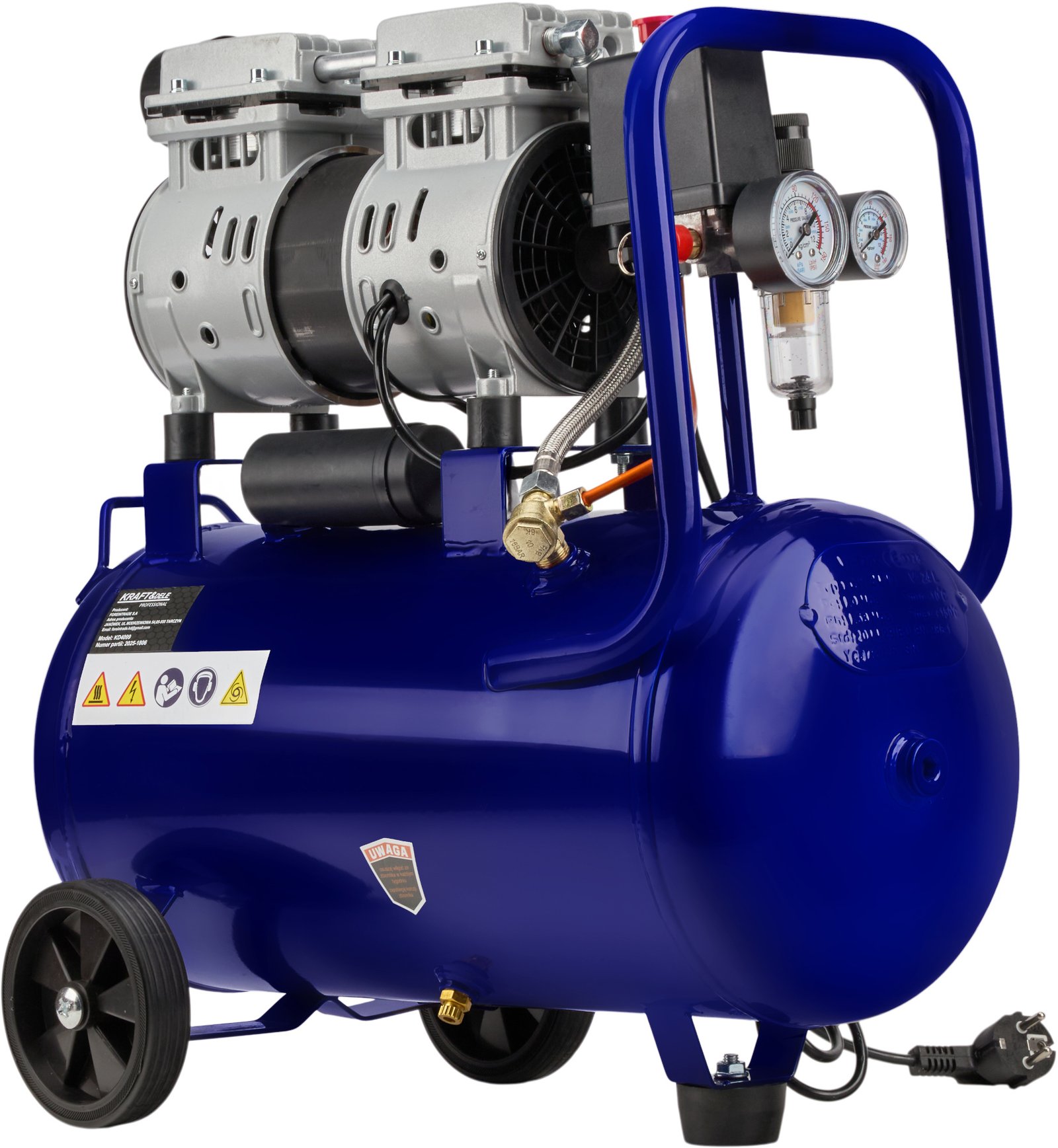 Betepalinis oro kompresorius 24 l, 1200 W, 220 l/min KD4099 - Image 6