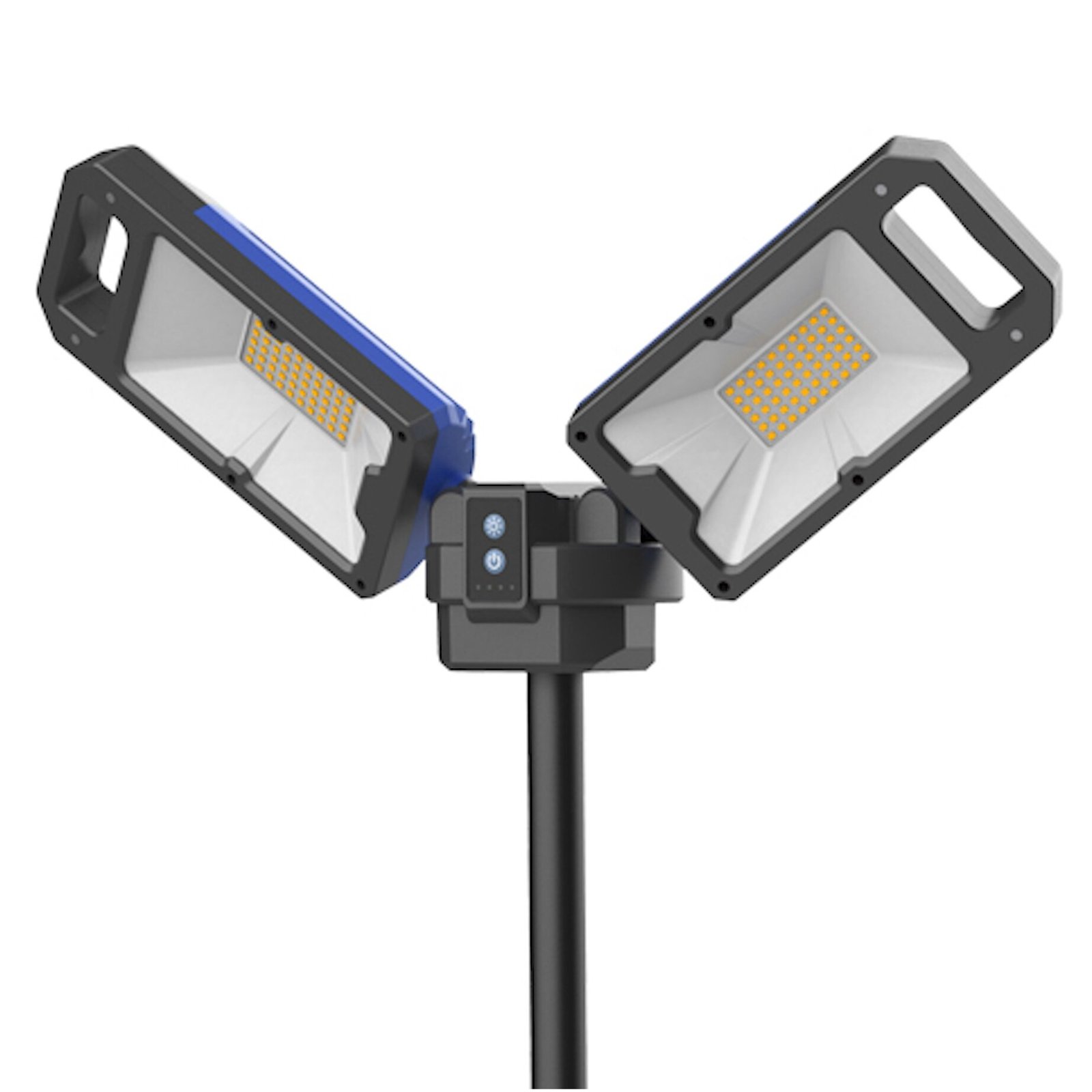 Šviestuvas SMD (50W) su trikoju (sulankstomas)(įkraunamas) - Sodrinta.lt