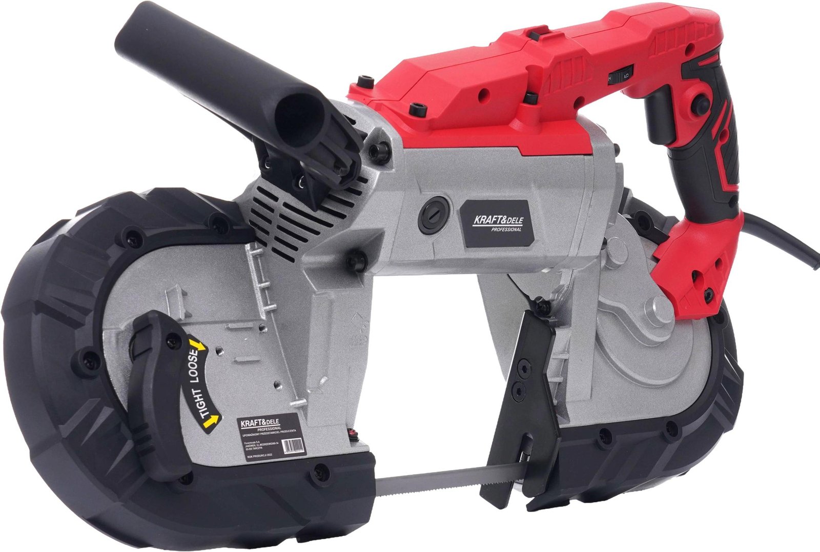 Nešiojamos juostinės metalo pjovimo staklės 1900W KD3037
