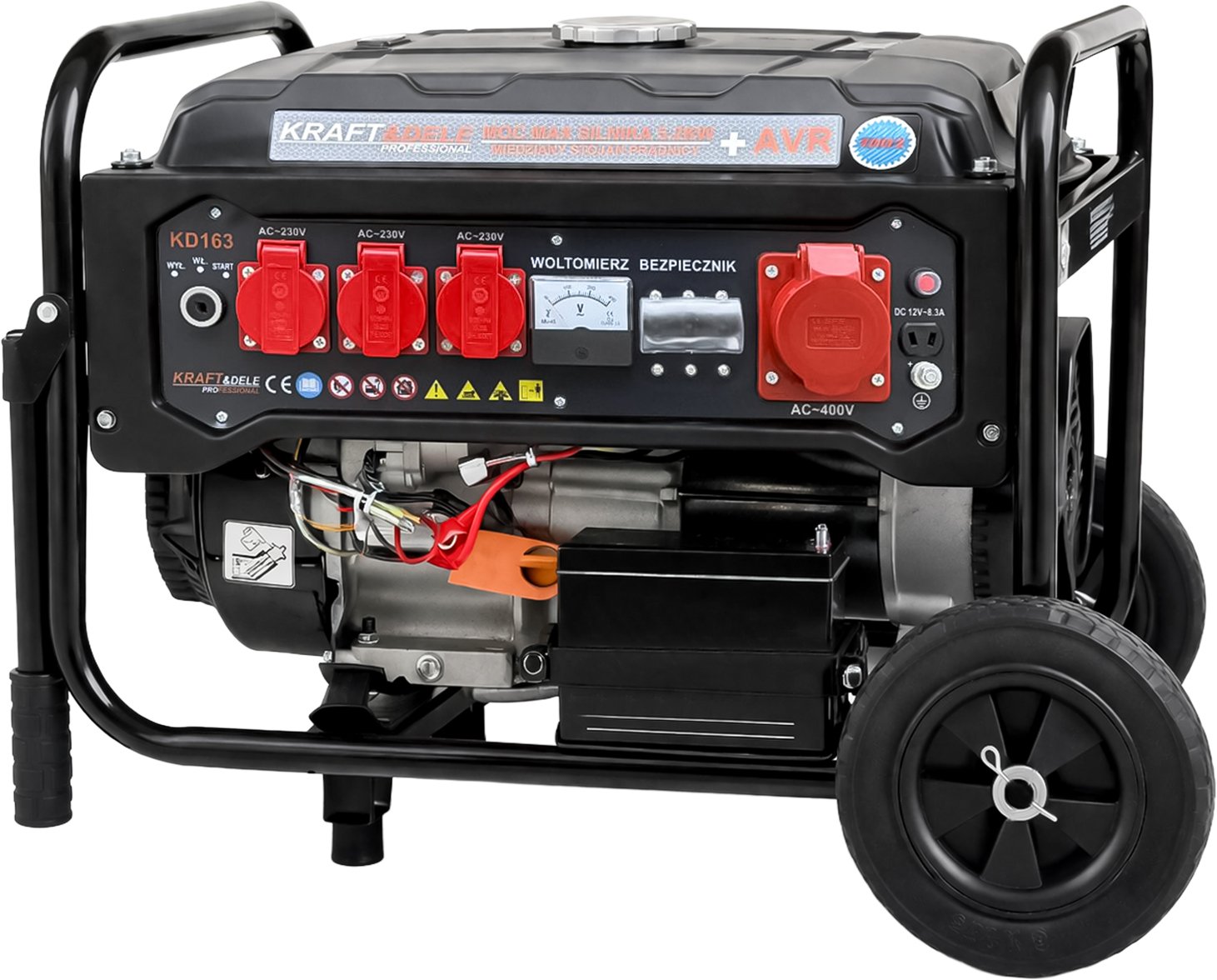 Elektros generatorius 3500W 12/230V/380V KD163